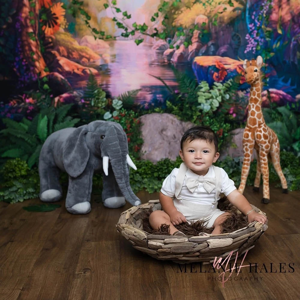 Avezano Wonderland Forest Photography Backdrop-AVEZANO